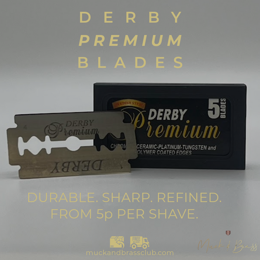 Derby Premium Double Edge Razor Blades